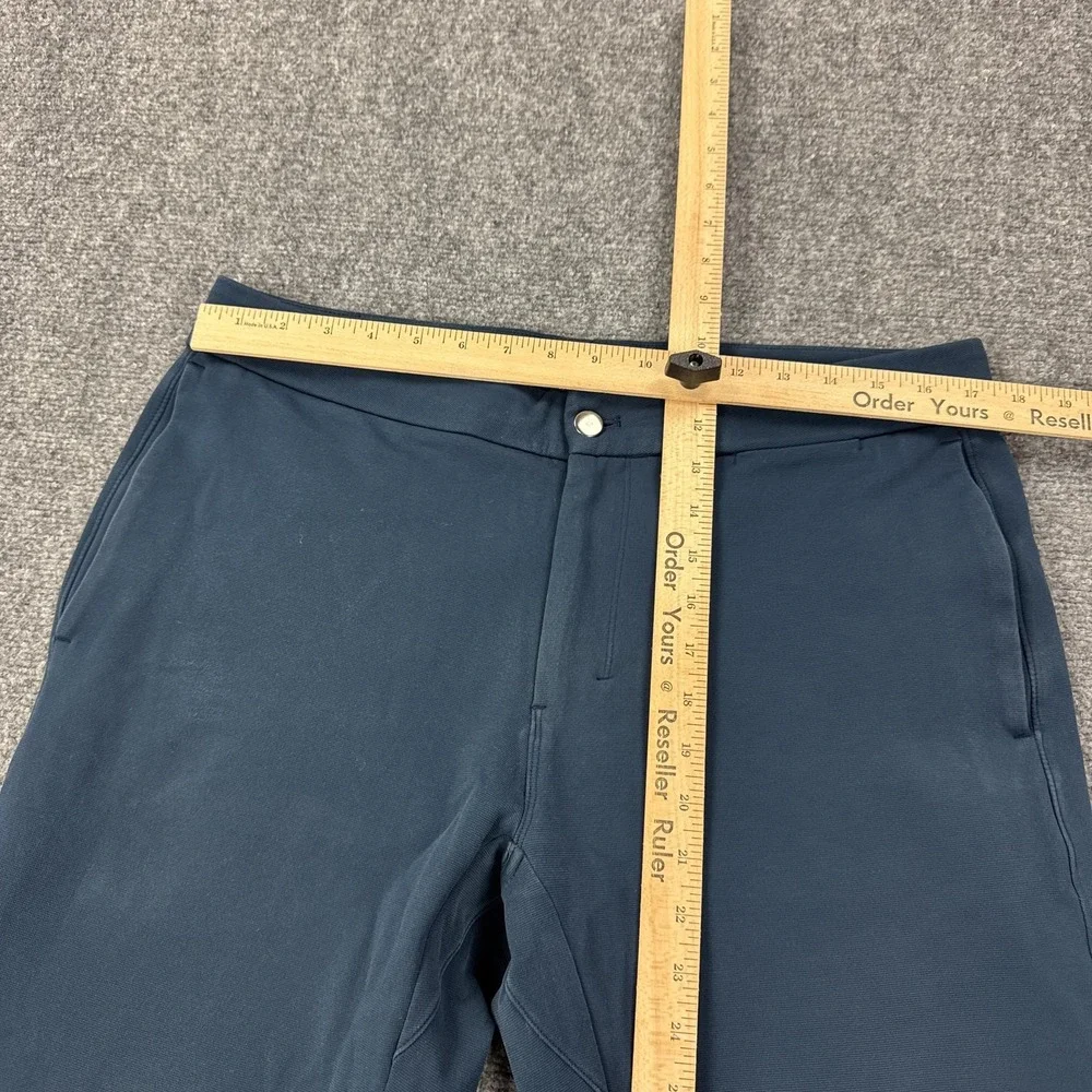 Lululemon Pants Mens 36x32 Blue Stretch Slim Chino Drawstring Waist Pockets‎